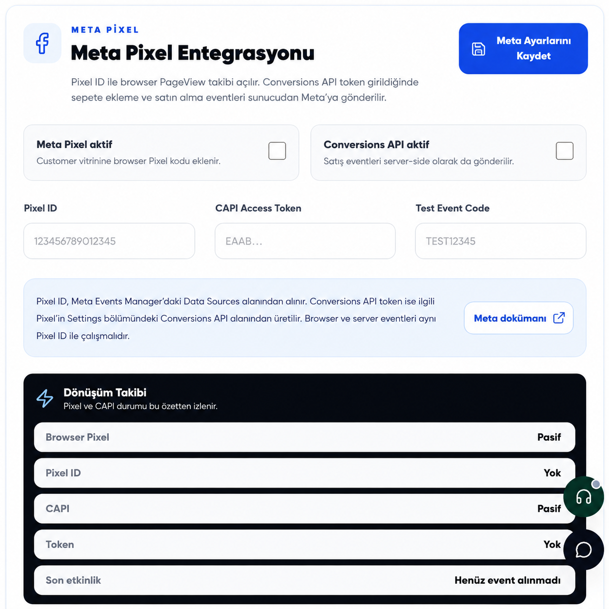 Meta Pixel ve Google Analytics ile akıllı reklam takibi. ekran görüntüsü
